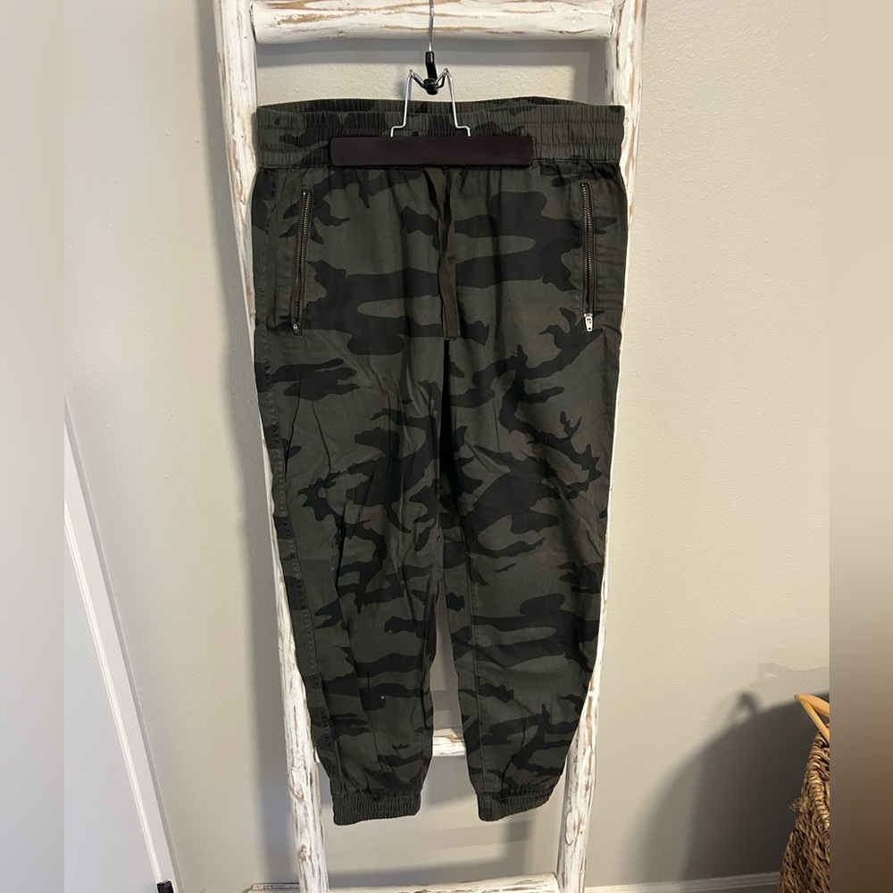 TNA camo cargo pants from Aritzia, size medium